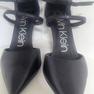 Calvin Klein Black Pointed Heels